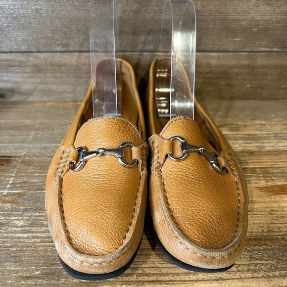 Womens Mercanti Fiorentini 3456 Tan Casual Driving‎ Loafers Shoes Size 6.5 B GUC - Picture 3 of 7